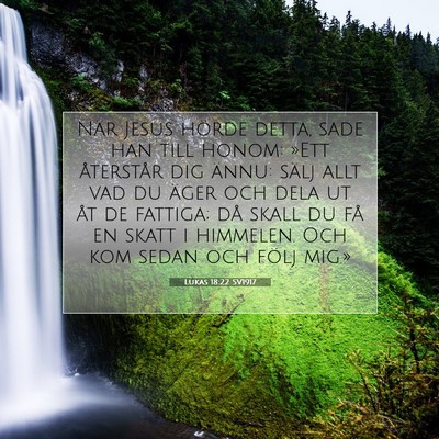 Lukas 18:22 Bibelvers Förklarad