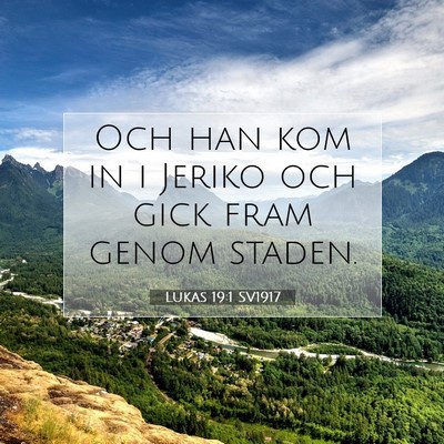 Lukas 19:1 Bibelvers Förklarad