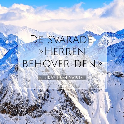 Lukas 19:34 Bibelvers Förklarad