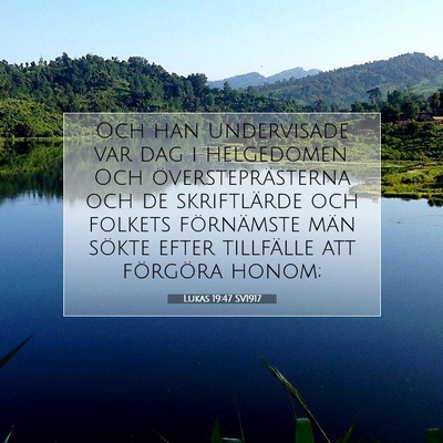 Lukas 19:47 Bibelvers Förklarad