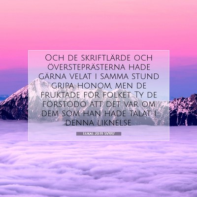 Lukas 20:19 Bibelvers Förklarad