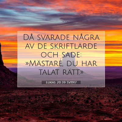 Lukas 20:39 Bibelvers Förklarad