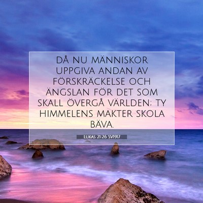 Lukas 21:26 Bibelvers Förklarad