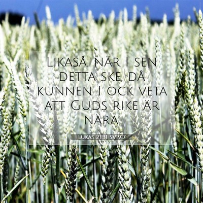 Lukas 21:31 Bibelvers Förklarad