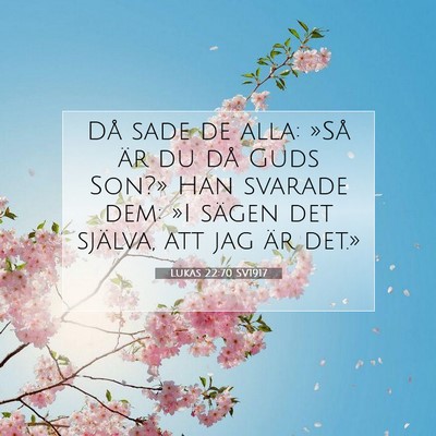 Lukas 22:70 Bibelvers Förklarad