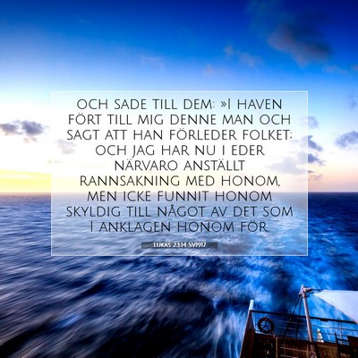 Lukas 23:14 Bibelvers Förklarad