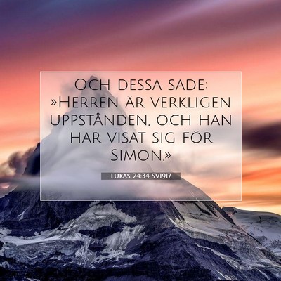 Lukas 24:34 Bibelvers Förklarad