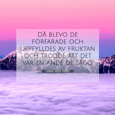 Lukas 24:37 Bibelvers Förklarad