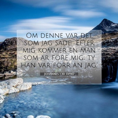 Johannes 1:30 SV1917 Bild av bibelvers