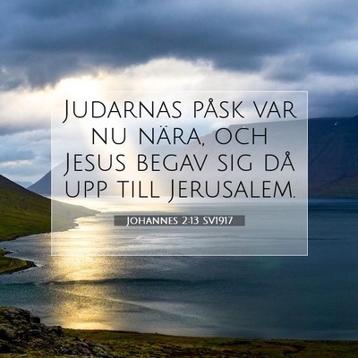 Johannes 2:13 Bibelvers Förklarad