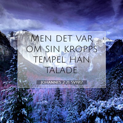 Johannes 2:21 Bibelvers Förklarad