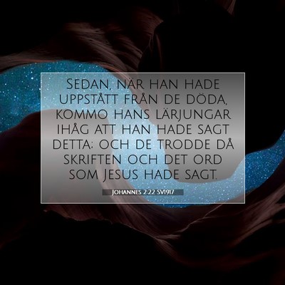 Johannes 2:22 Bibelvers Förklarad