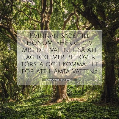 Johannes 4:15 Bibelvers Förklarad