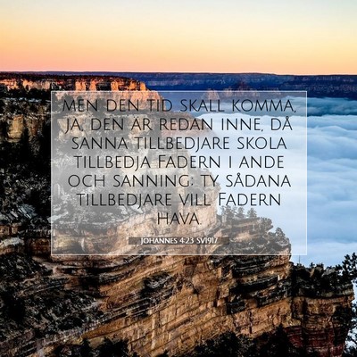 Johannes 4:23 SV1917 Bild av bibelvers