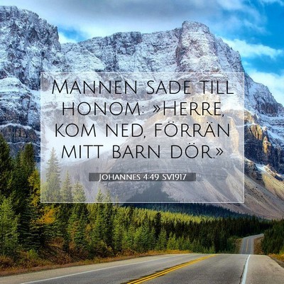 Johannes 4:49 Bibelvers Förklarad