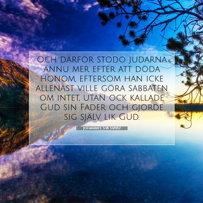 Johannes 5:18 Bibelvers Förklarad