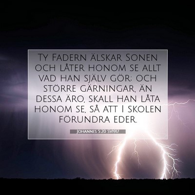 Johannes 5:20 Bibelvers Förklarad