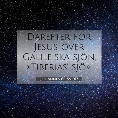 Johannes 6:1 Bibelvers Förklarad