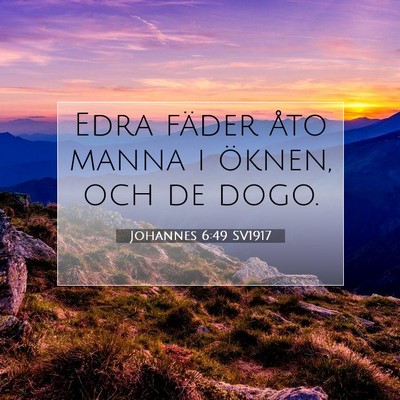 Johannes 6:49 Bibelvers Förklarad