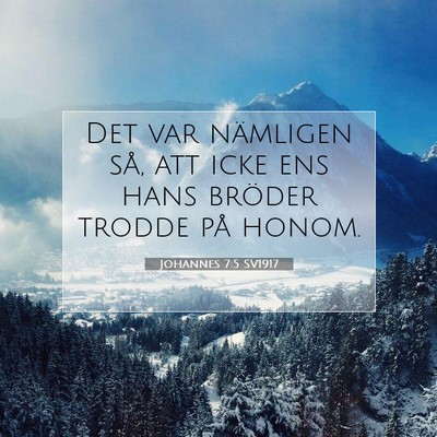 Johannes 7:5 Bibelvers Förklarad