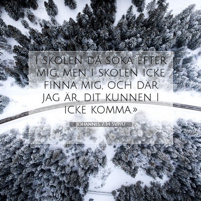 Johannes 7:34 SV1917 Bild av bibelvers