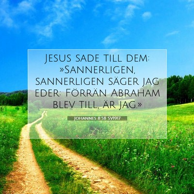 Johannes 8:58 SV1917 Bild av bibelvers