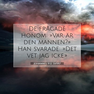 Johannes 9:12 Bibelvers Förklarad