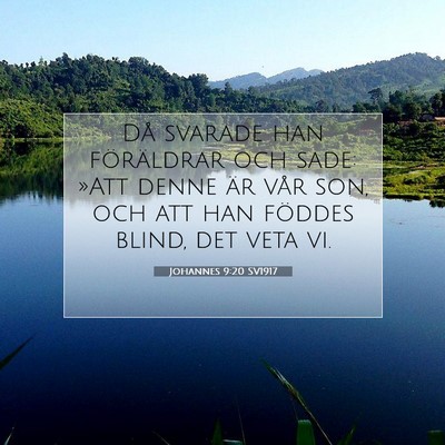 Johannes 9:20 Bibelvers Förklarad