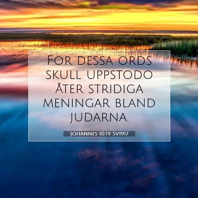 Johannes 10:19 Bibelvers Förklarad