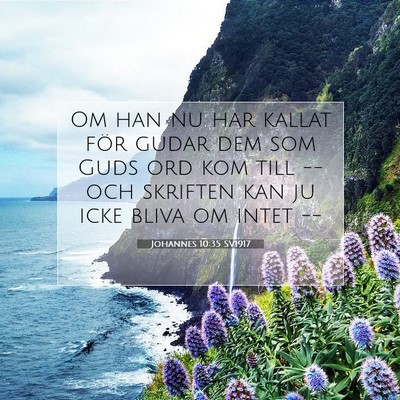 Johannes 10:35 SV1917 Bild av bibelvers
