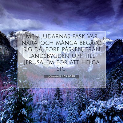 Johannes 11:55 Bibelvers Förklarad