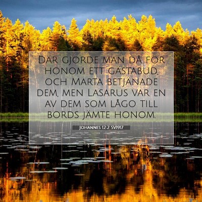 Johannes 12:2 Bibelvers Förklarad