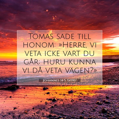 Johannes 14:5 Bibelvers Förklarad