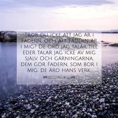 Johannes 14:10 SV1917 Bild av bibelvers