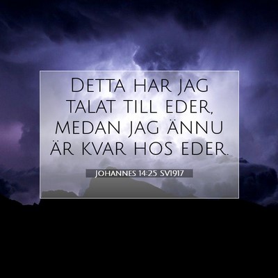 Johannes 14:25 Bibelvers Förklarad