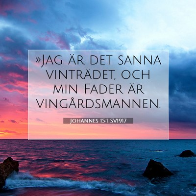 Johannes 15:1 SV1917 Bild av bibelvers