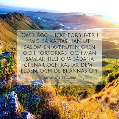 Johannes 15:6 SV1917 Bild av bibelvers