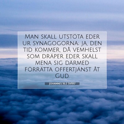 Johannes 16:2 SV1917 Bild av bibelvers