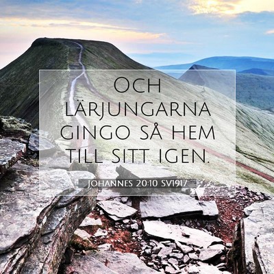 Johannes 20:10 Bibelvers Förklarad