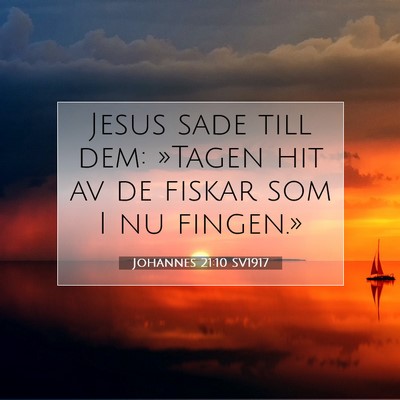 Johannes 21:10 Bibelvers Förklarad