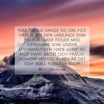 Johannes 21:20 Bibelvers Förklarad