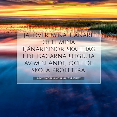 Apostlagärningarna 2:18 Bibelvers Förklarad
