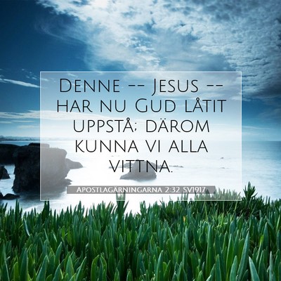 Apostlagärningarna 2:32 SV1917 Bild av bibelvers