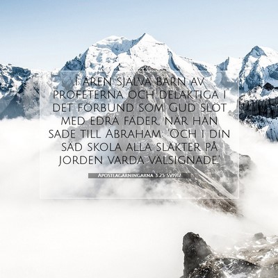 Apostlagärningarna 3:25 SV1917 Bild av bibelvers