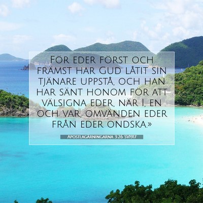 Apostlagärningarna 3:26 SV1917 Bild av bibelvers
