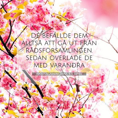 Apostlagärningarna 4:15 Bibelvers Förklarad
