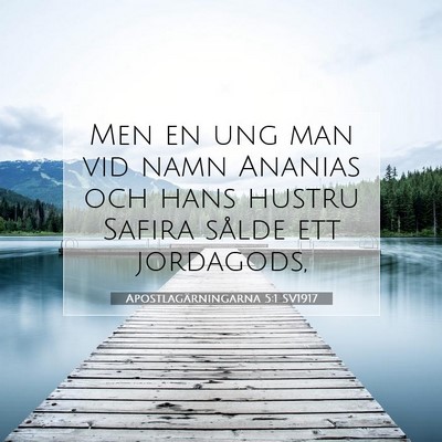Apostlagärningarna 5:1 SV1917 Bild av bibelvers