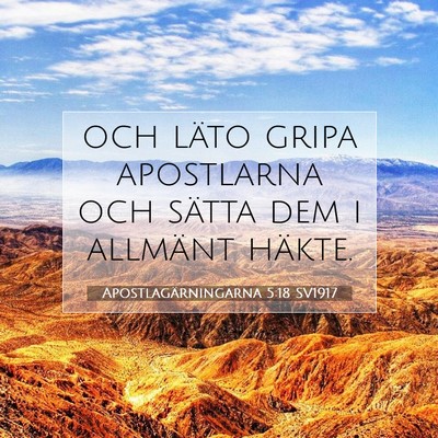 Apostlagärningarna 5:18 Bibelvers Förklarad