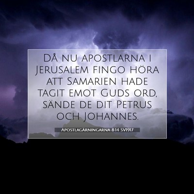 Apostlagärningarna 8:14 Bibelvers Förklarad