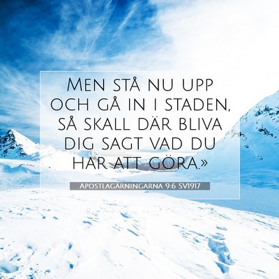Apostlagärningarna 9:6 SV1917 Bild av bibelvers